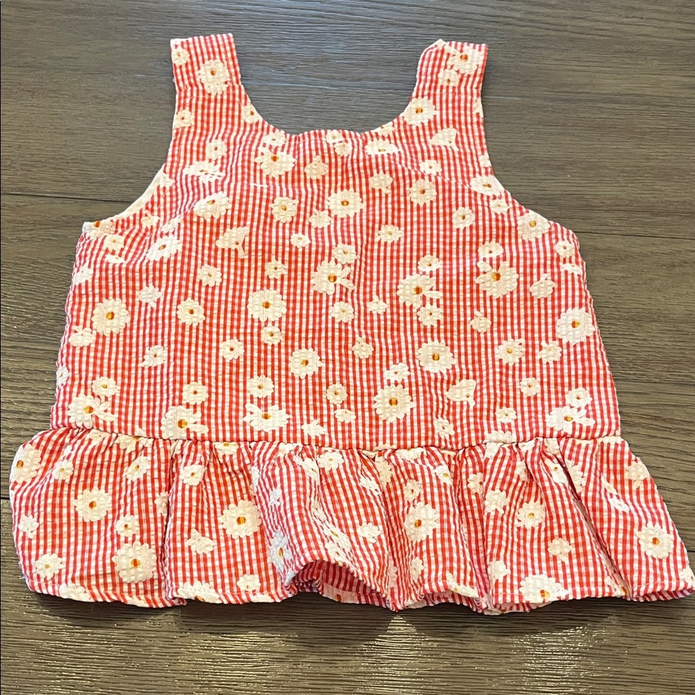 Charming Floral Kids Tank Top